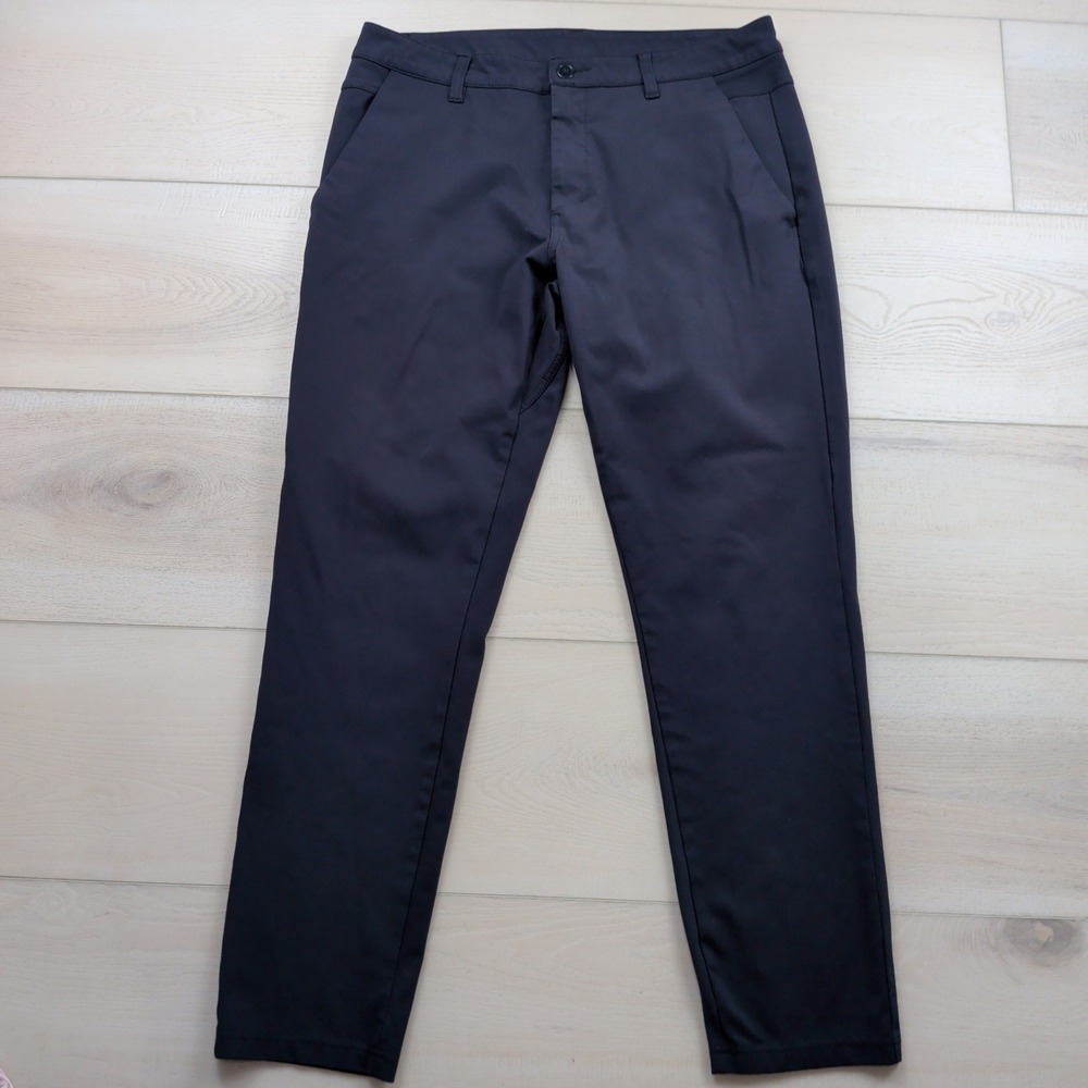 BYLT Premium Basics Everyday Pant 2.0 Mens 36 Navy Blue Slim Fit 36x29